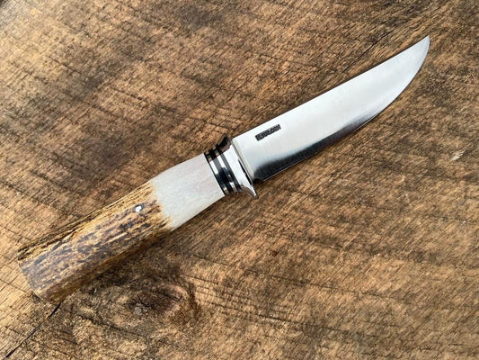 Malosh Handmade 4 1/2" Michigan Elk Tine Hunter